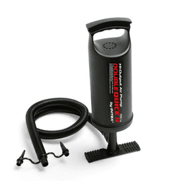Inflador Manual Doble Velocidad Double Quick II Negro