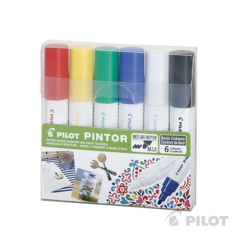 Set Pintor Medio 6u Surtido PILOT