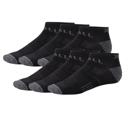 Pack 6 Pares Calcetines Cortos Deportivos I Ball Negro