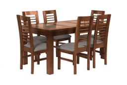Jgo Comedor Florencia 6s Nogal
