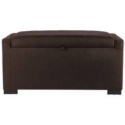 Banqueta con Baul Leyzy Cafe-Moro Omega 40X55X105 cm Maxima Design