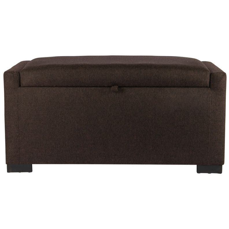 Banqueta con Baul Leyzy Cafe-Moro Omega 40X55X105 cm Maxima Design