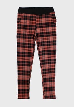 Leggins kids nina escocesa stronger 299 Rosado 2