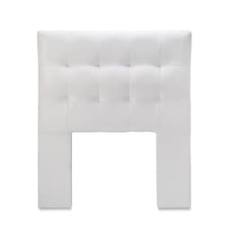 Respaldo Sevilla Con Patas Pu 1 Plaza Blanco