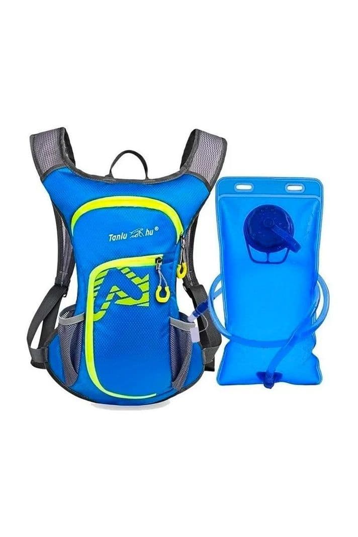 Mochila Camellback Trekking + Bolsa Hidratacion Azul Azul Electrico