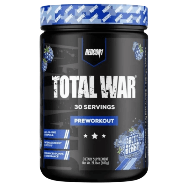 Total War Pre Workout 600gr Redcon1 ARCTIC BERRY Azul