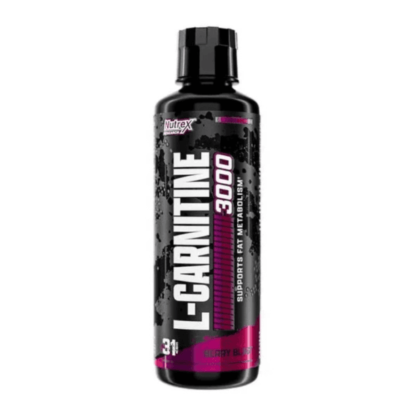L Carnitine 3000 473 ml Nutrex BERRY BLAST Morado