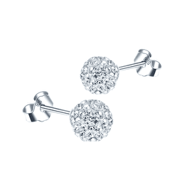 Aros De Plata Con Micro Circones Incrustados 10
