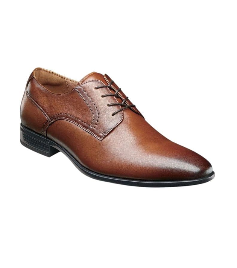Zapatos Formal Zaffiro Plain Toe Oxford Cognac 41