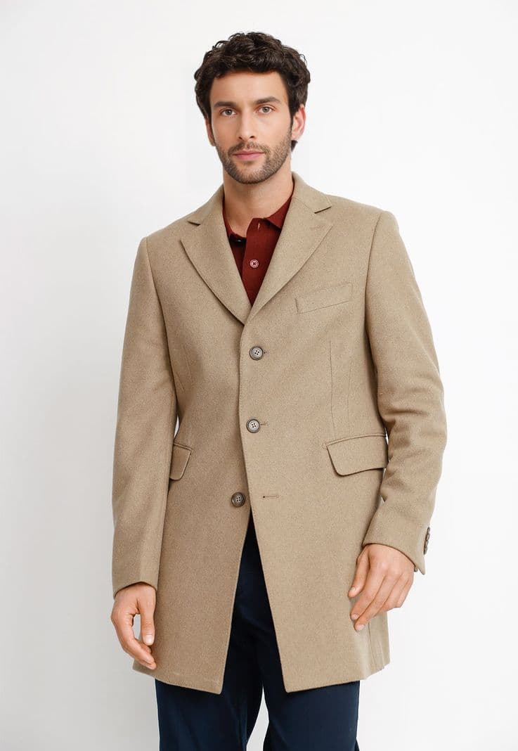 Abrigo Hombre Fraser Camel 50