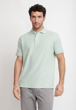 Polera Polo Pique Algodon Marini Menta Verde Menta M