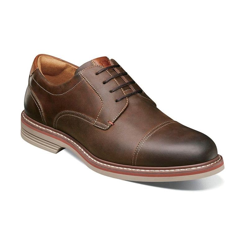 Zapatos Norwalk Cap Toe Oxford Cafe 45
