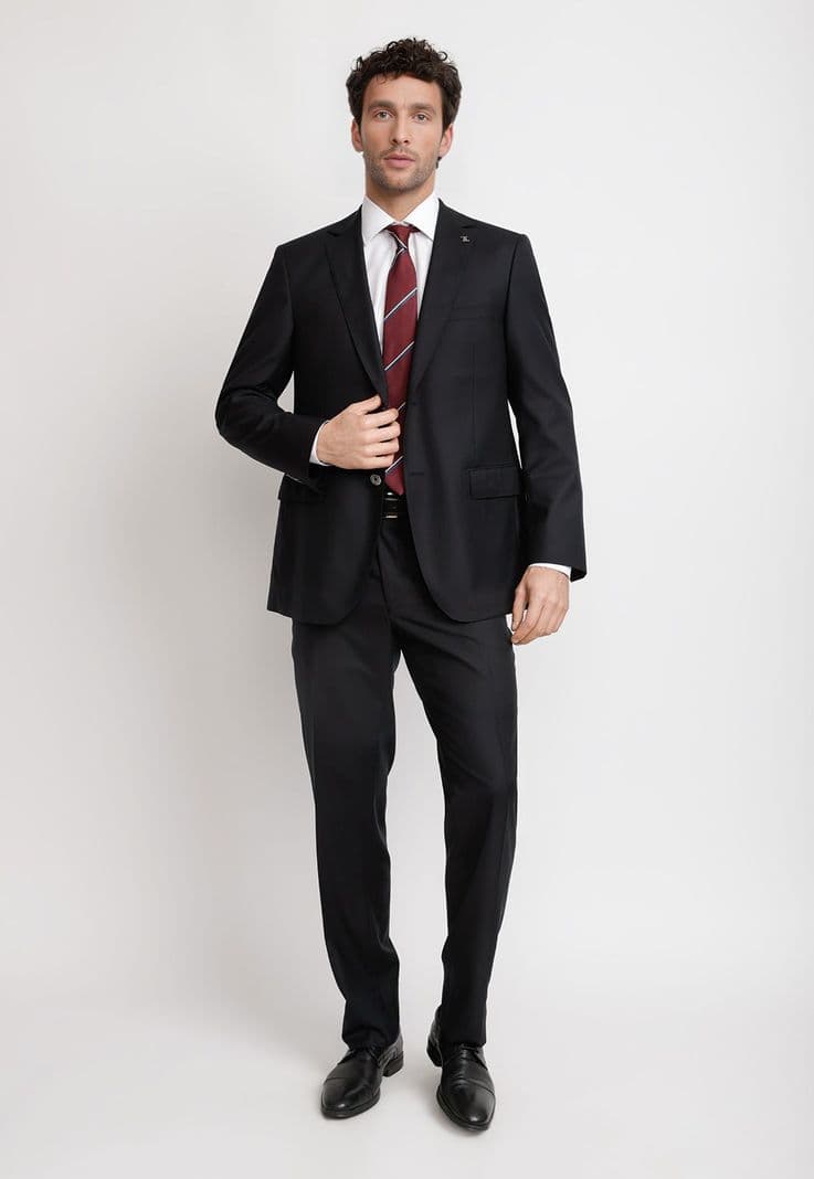 Traje Hombre Formal Lana S210'S Aniversario Negro 46