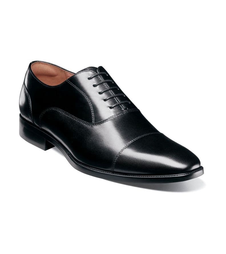 Zapatos Formal Sorrento Cap Toe Bal Oxford Negro 44.5