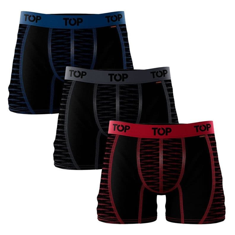 BOXER MEDIO MICROFIBRA COBRE PACK 3 C4 TOP XL