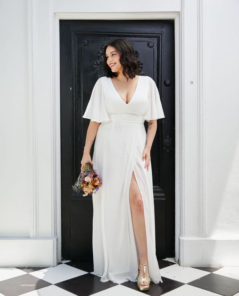 Vestido Largo de Novia Cristina Ivory Blanco M