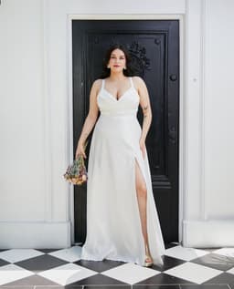 Vestido Largo de Novia Bea Ivory Blanco L