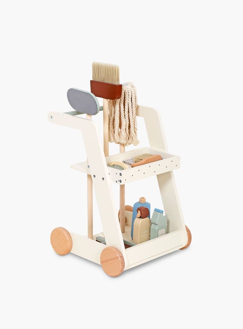 Set de Limpieza Infantil de Madera Multicolor