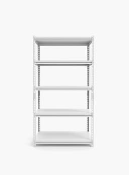 Estante Metalico Rack 90x40x180 250 Kg Blanco