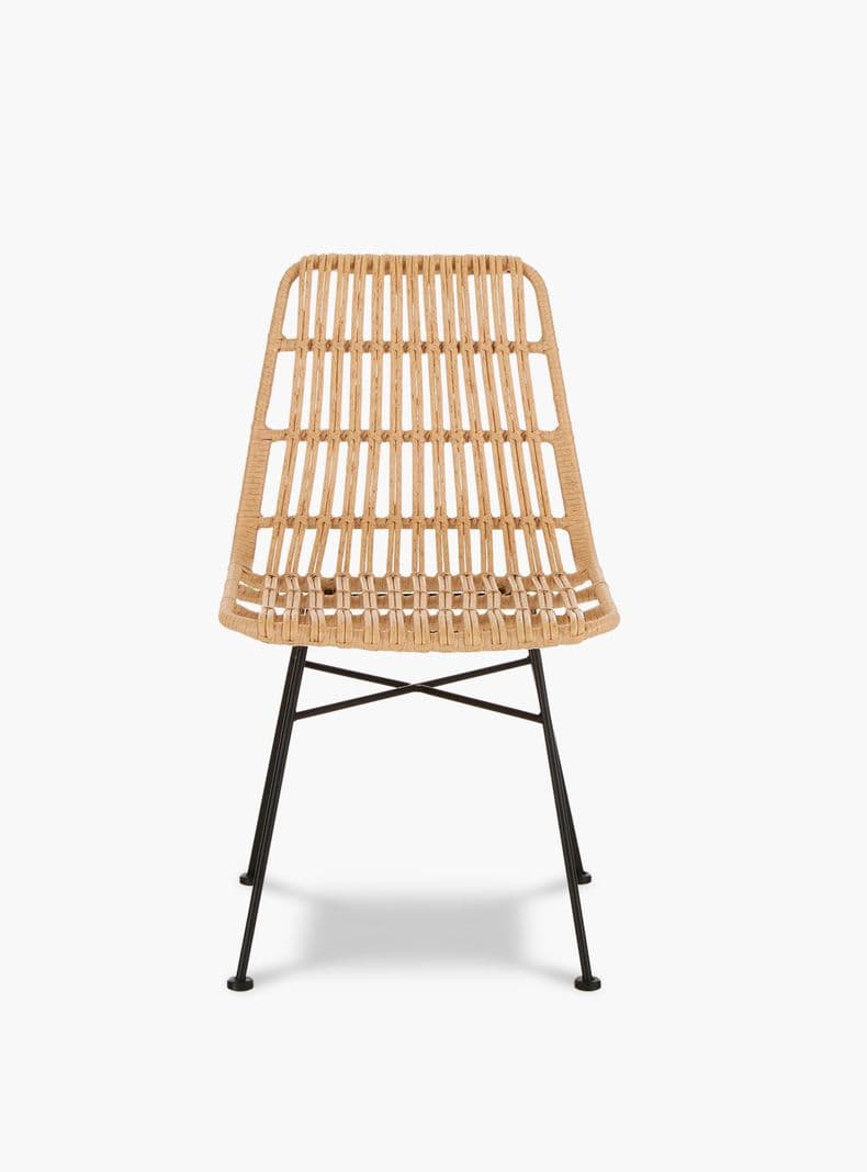 Silla Comedor Ratan Sintetico Creta Cafe