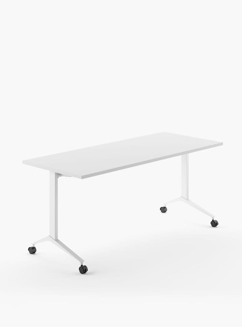 Escritorio Space Plegable 150x70 Blanco/Blanco