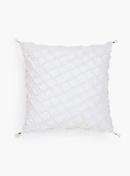 Funda Cojin Algodon Royal 60x60 Blanco