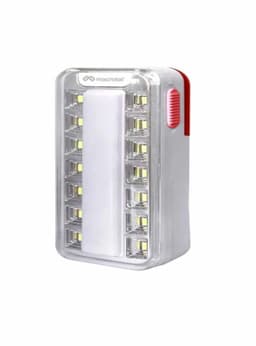 Foco Led Recargable Luz Emergencia 14 LEDS MS-2600 Blanco