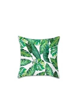 Pack de 4 Fundas de Almohada Cojin con Diseno 45x45 cm Verdes Set