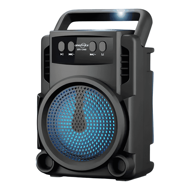 Mini parlante altavoz portatil bluetooth 3 pulgadas Negro