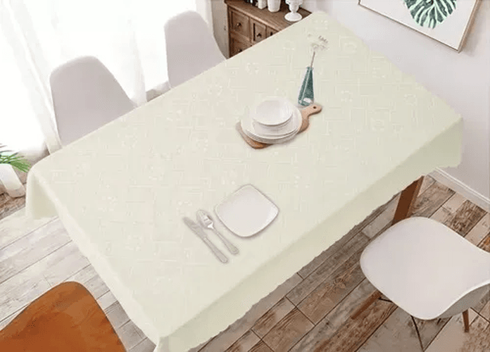mantel redondo 180x180 crudo