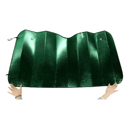 Protector Solar Parabrisa /tapa Sol Auto 60*130cm Verde