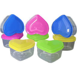 Mini taper corazon contenedor multiproposito 8u