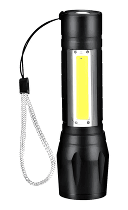Mini Linterna Led De Mano Recargable Usb Gancho 525 Con Zoom Color de la linterna Verde Color de la luz Blanco