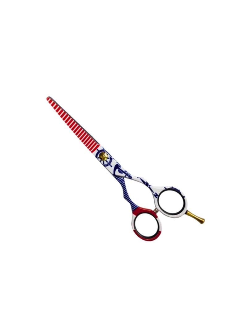 Tijera Henbor Italiana 782M Filo Navaja 6'' Multicolor Blanco