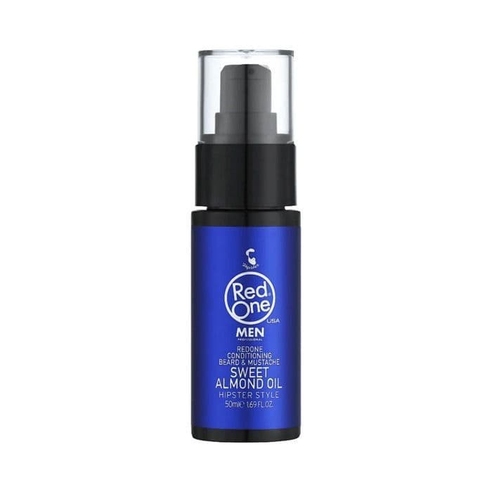 Aceite Para Barba y Bigote Redone Sweet Almond Oil Azul