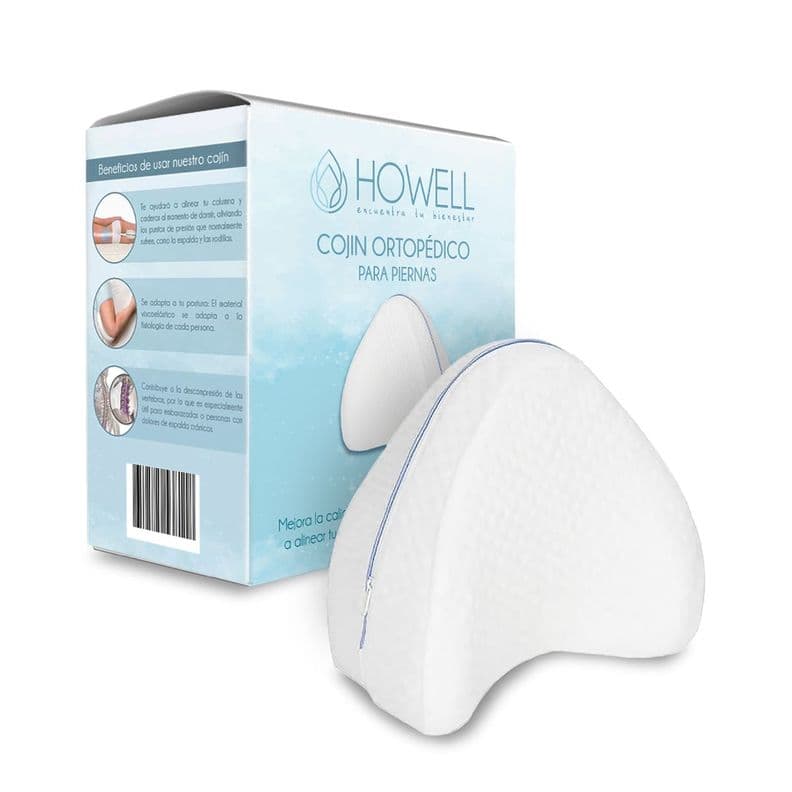 Cojin Almohada Ortopedica Original Para Piernas Blanco