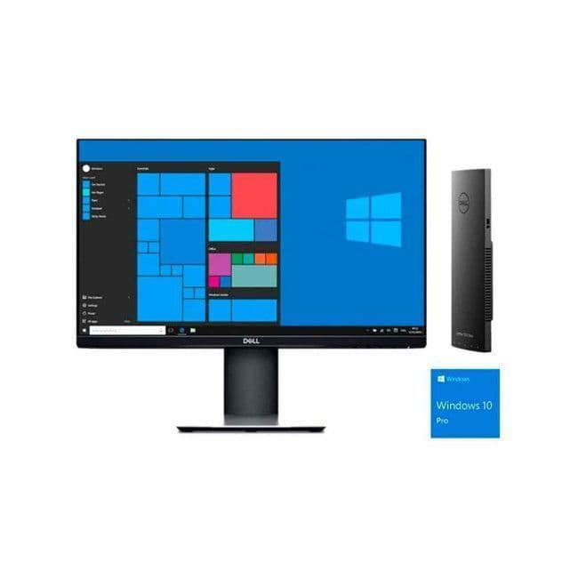 KIT MONITOR + PC DELL Optiplex 7070 SFF (i7-8va 16GB 256GB SSD) Reacon Grado A