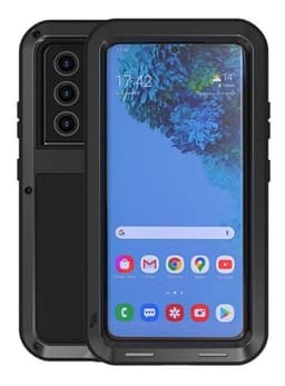 Carcasa Blindada Armadura Love Mei Para Samsung S22 Ultra Negro