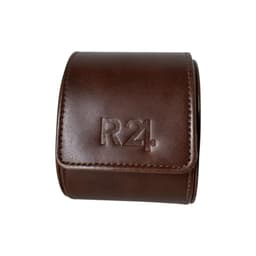 Estuche Reloj Cuero Individual Cafe