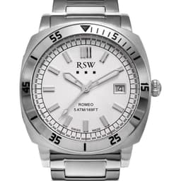 Reloj RSW Hombre M160-SS-1 Plateado 41