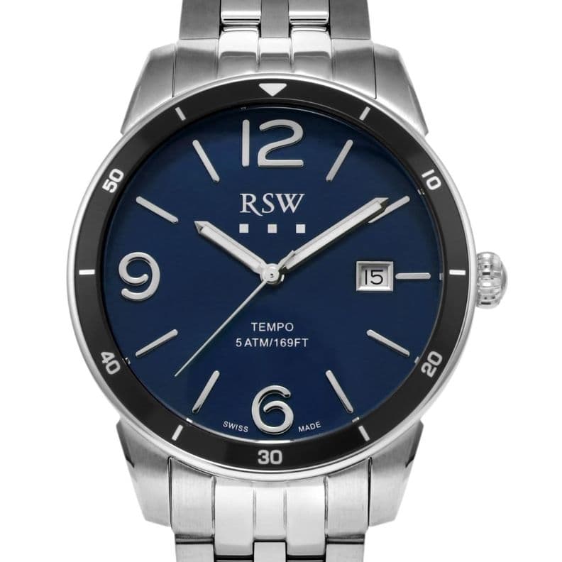 Reloj RSW Hombre M157-SS-9 Plateado 41