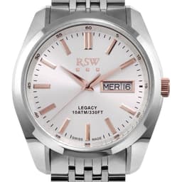 Reloj RSW Hombre M164-SR-2 Plateado 40