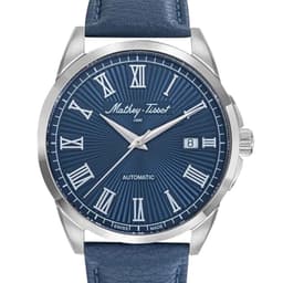 Reloj Mathey-Tissot Hombre Mondo Roman Auto H711ATRABU Plateado 42
