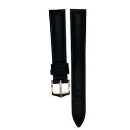 Correa Reloj Hirsch Windsor M Hebilla Dorada 16mm Negro 16