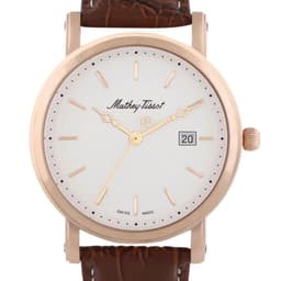 Reloj Mathey-Tissot Unisex City Leather H611251PI Dorado