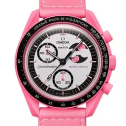 Reloj Swatch Unisex Moonswatch Mission To The Pink Moonphase Rosado