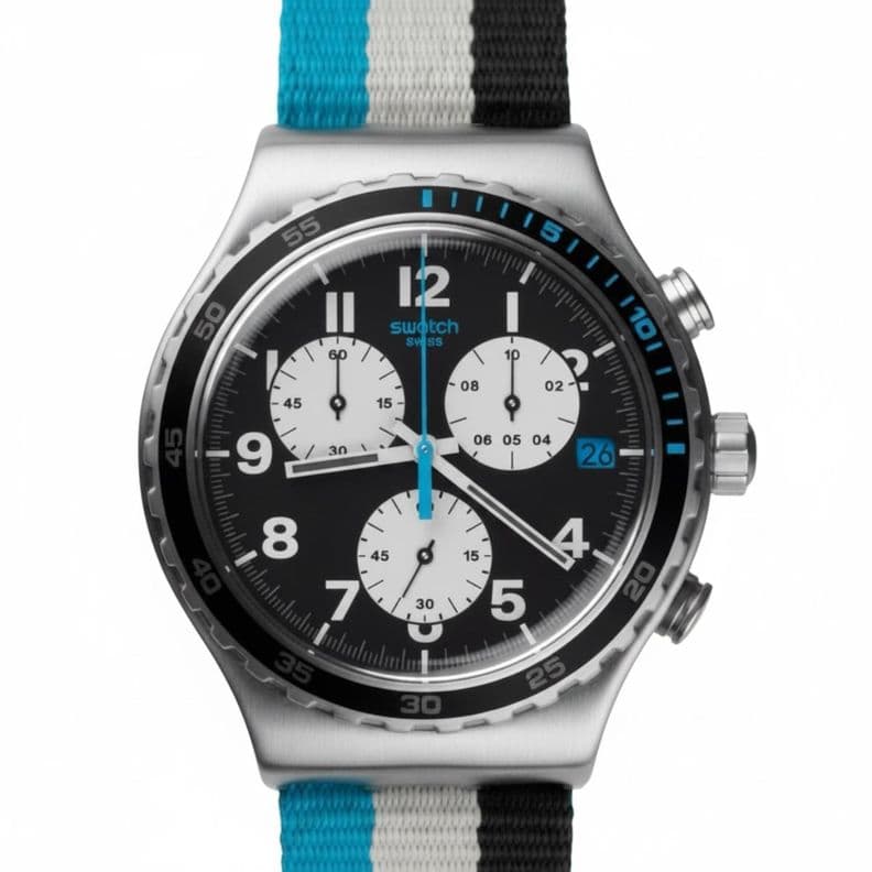 Reloj Swatch Hombre YVS409 Plateado 43