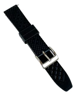 Correa Reloj Caucho FKM R24 Gladiador Quick Release Negro 18