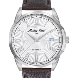 Reloj Mathey-Tissot Hombre Mondo Roman Auto H711ATRAI Plateado 42