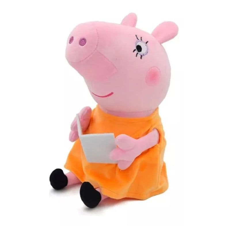 Juguete Pack 6 Peluches Llaveros Peppa Pig 13cm Infantil Rosado